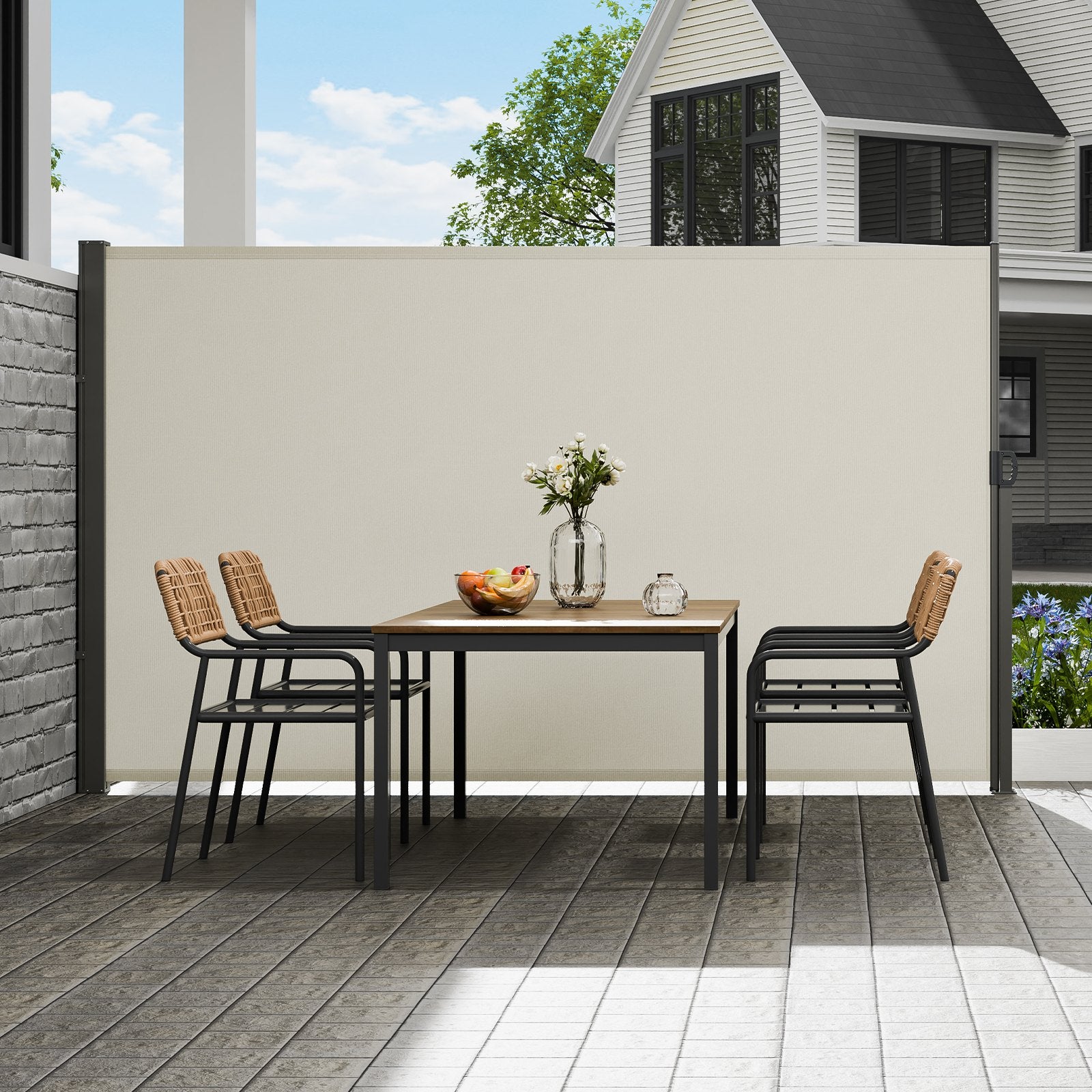Ištraukiama šoninė markizė VEVOR H038, 180 x 350 cm