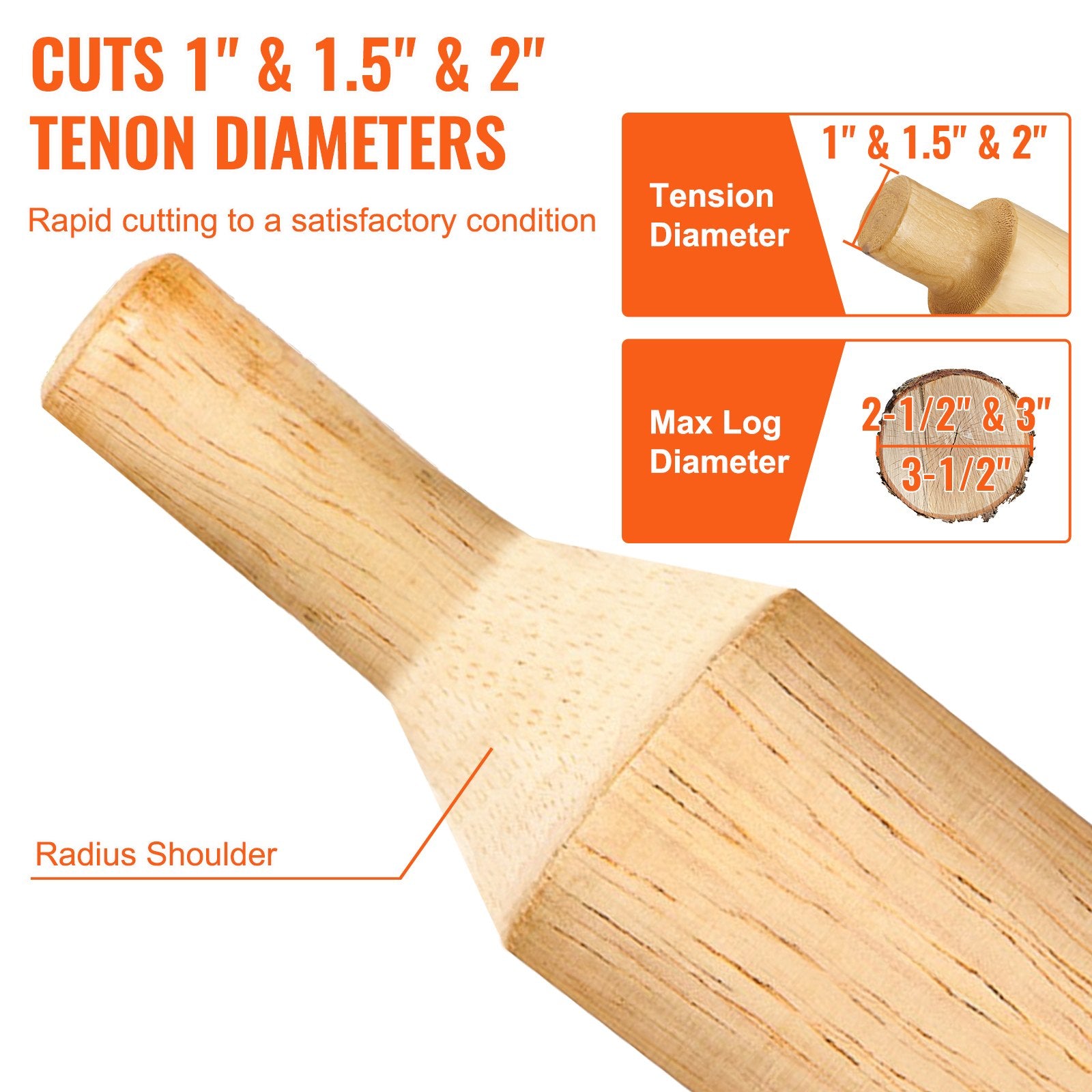 Kaiščių pjovimo galvučių rinkinys VEVOR Home Master Kit, 25,4–50,8 mm
