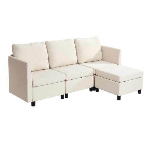 Modulinė kampinė sofa VEVOR SS001-3, 3 vietų su daiktadėžėmis