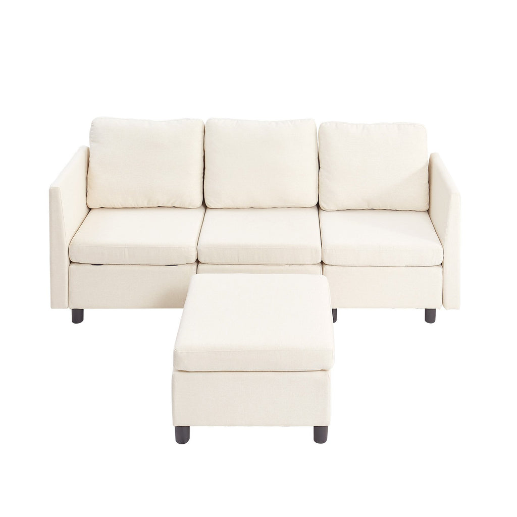 Modulinė kampinė sofa VEVOR SS001-3, 3 vietų su daiktadėžėmis