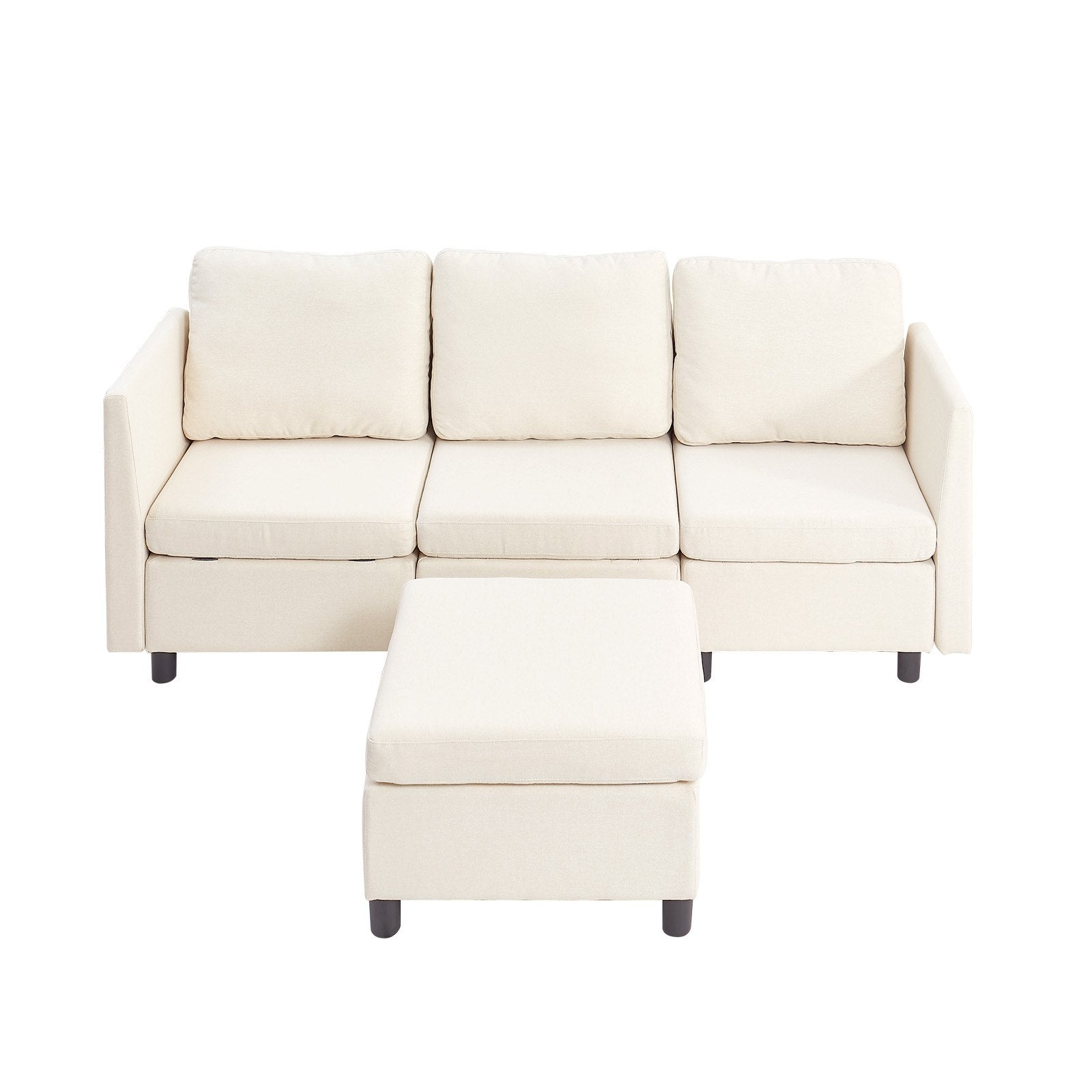 Modulinė kampinė sofa VEVOR SS001-3, 3 vietų su daiktadėžėmis