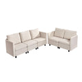 Modulinė kampinė sofa VEVOR SS001-5, 5 vietų su daiktadėžėmis