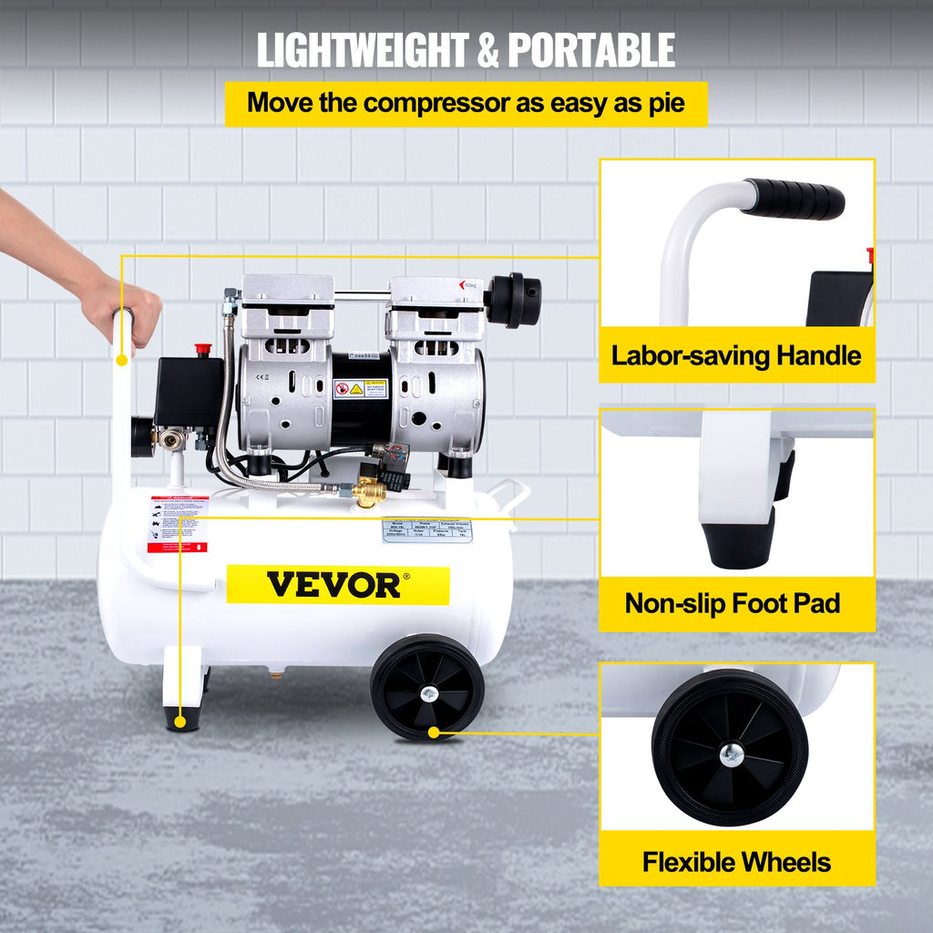 Oro kompresorius VEVOR 850-11-14L, 18 l, 850 W