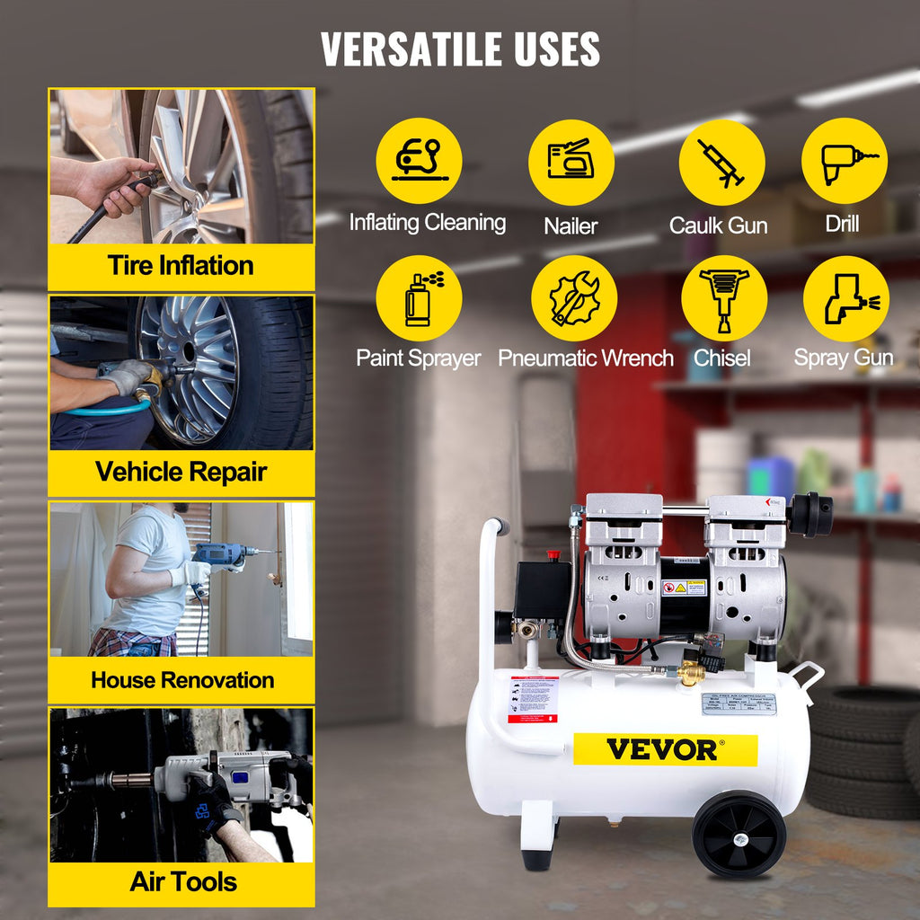 Oro kompresorius VEVOR 850-11-14L, 18 l, 850 W
