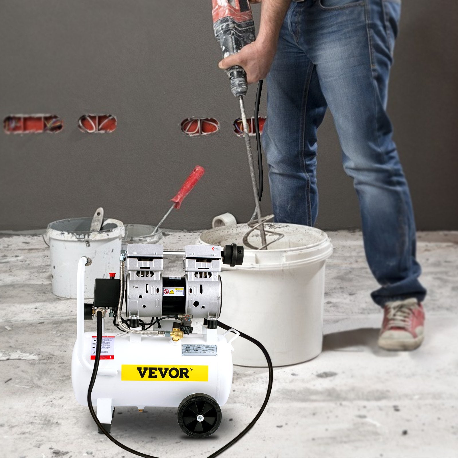 Oro kompresorius VEVOR 850-11-14L, 18 l, 850 W