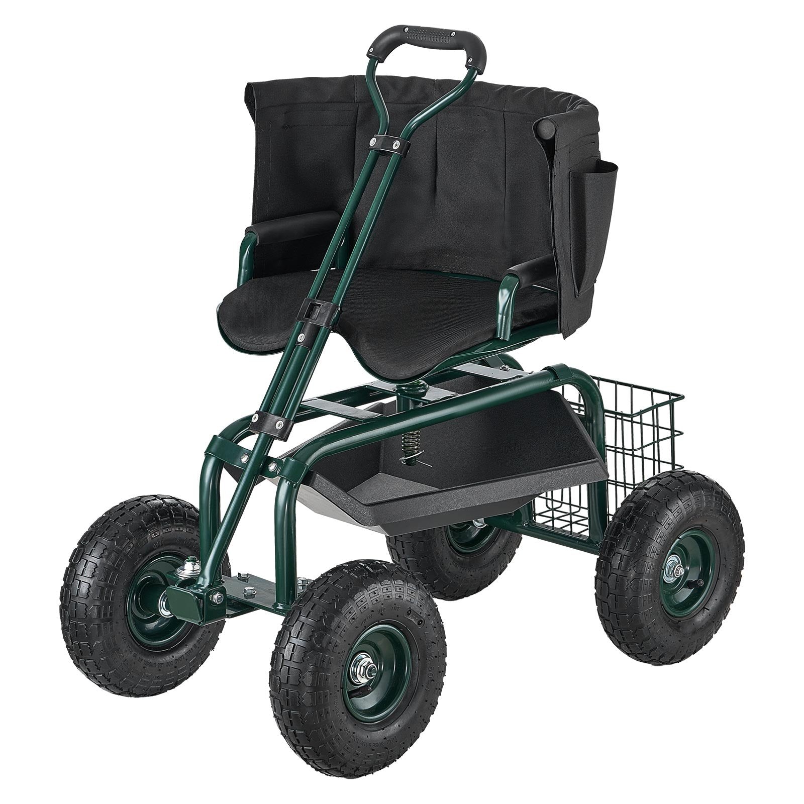 Sodo kėdė su ratukais VEVOR TC4502F, 181 kg apkrova