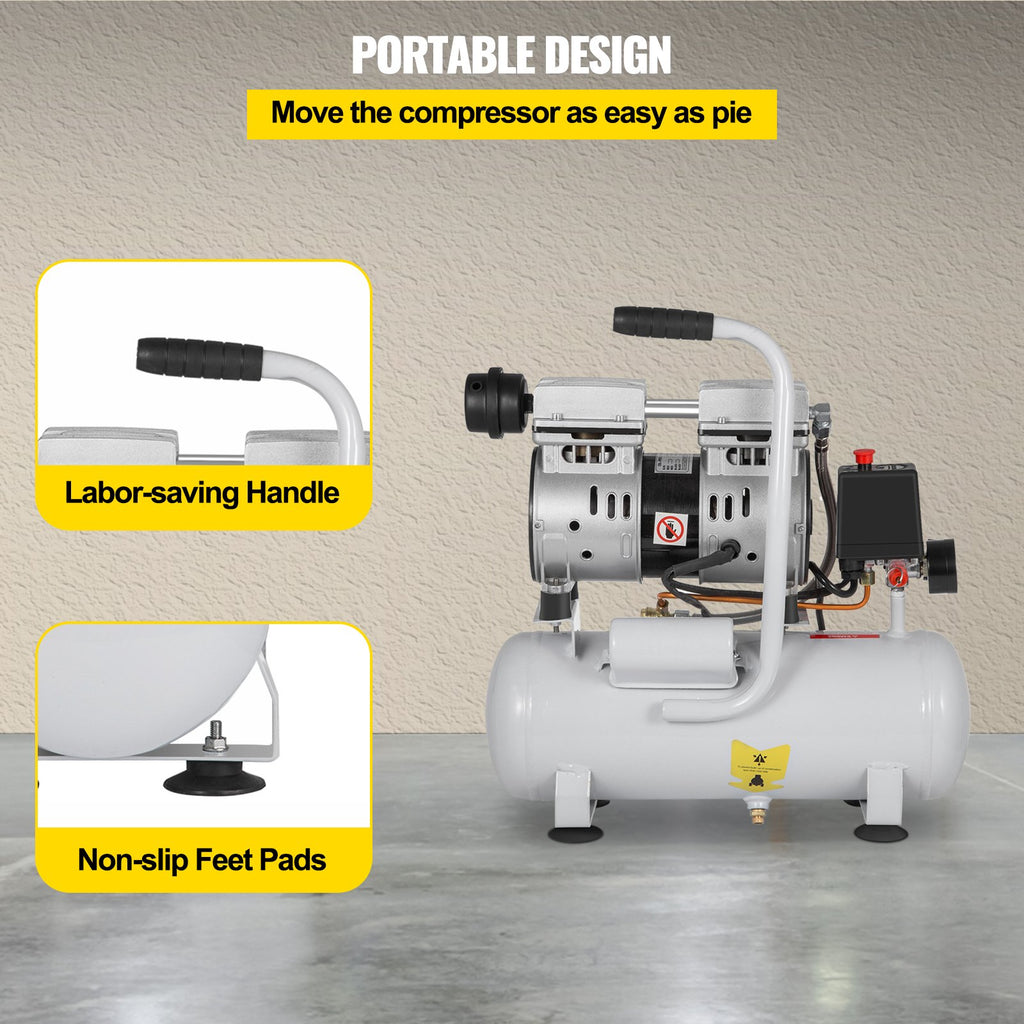 Oro kompresorius VEVOR 9L, 550W