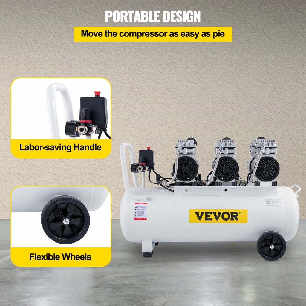 Oro kompresorius VEVOR KYJ-5244, 80 l
