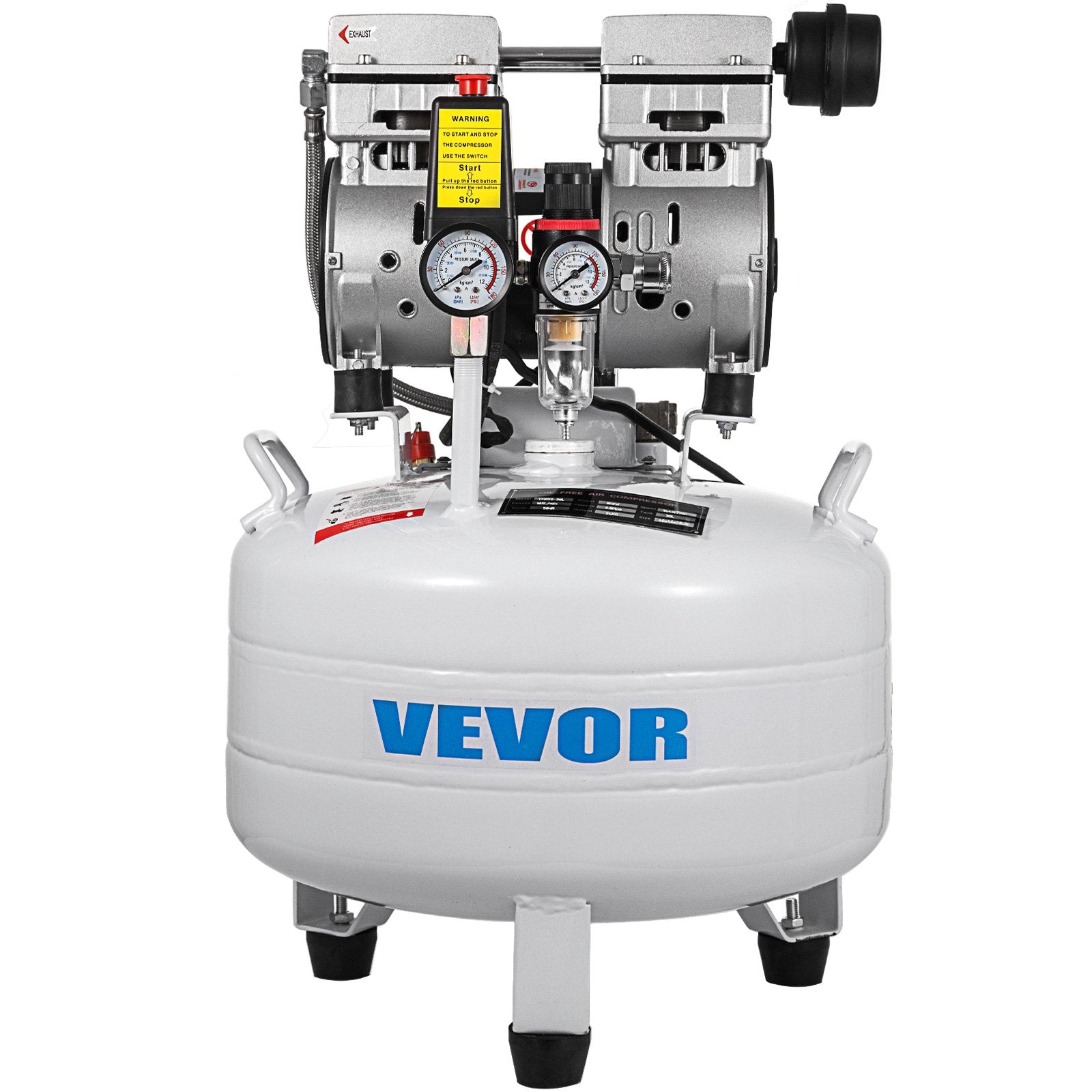 Vertikalus oro kompresorius VEVOR 30L, 850W