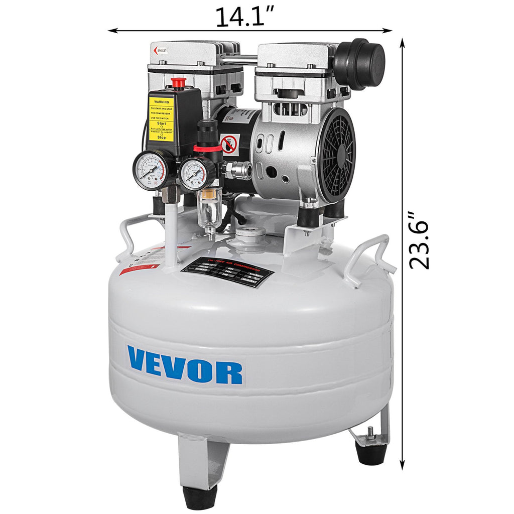 Vertikalus oro kompresorius VEVOR 30L, 850W