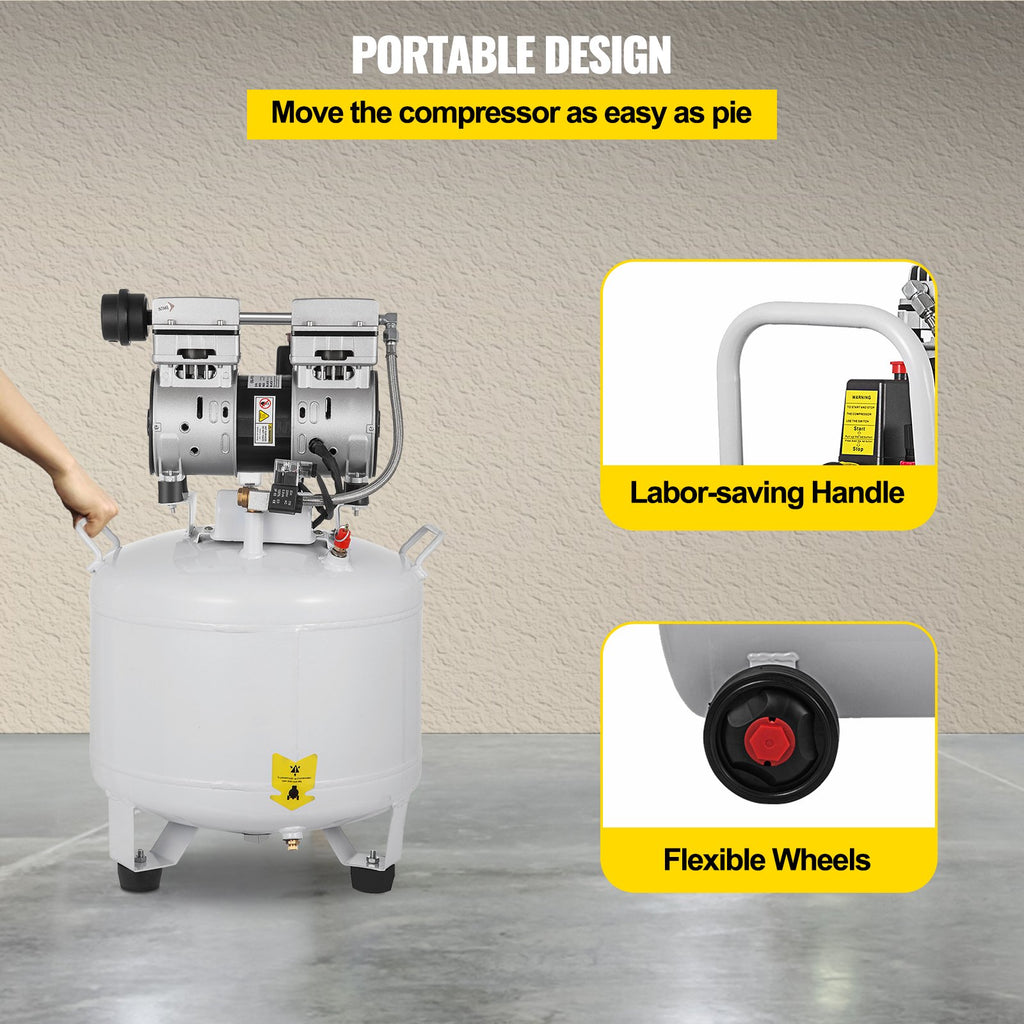 Vertikalus oro kompresorius VEVOR 40L, 850W
