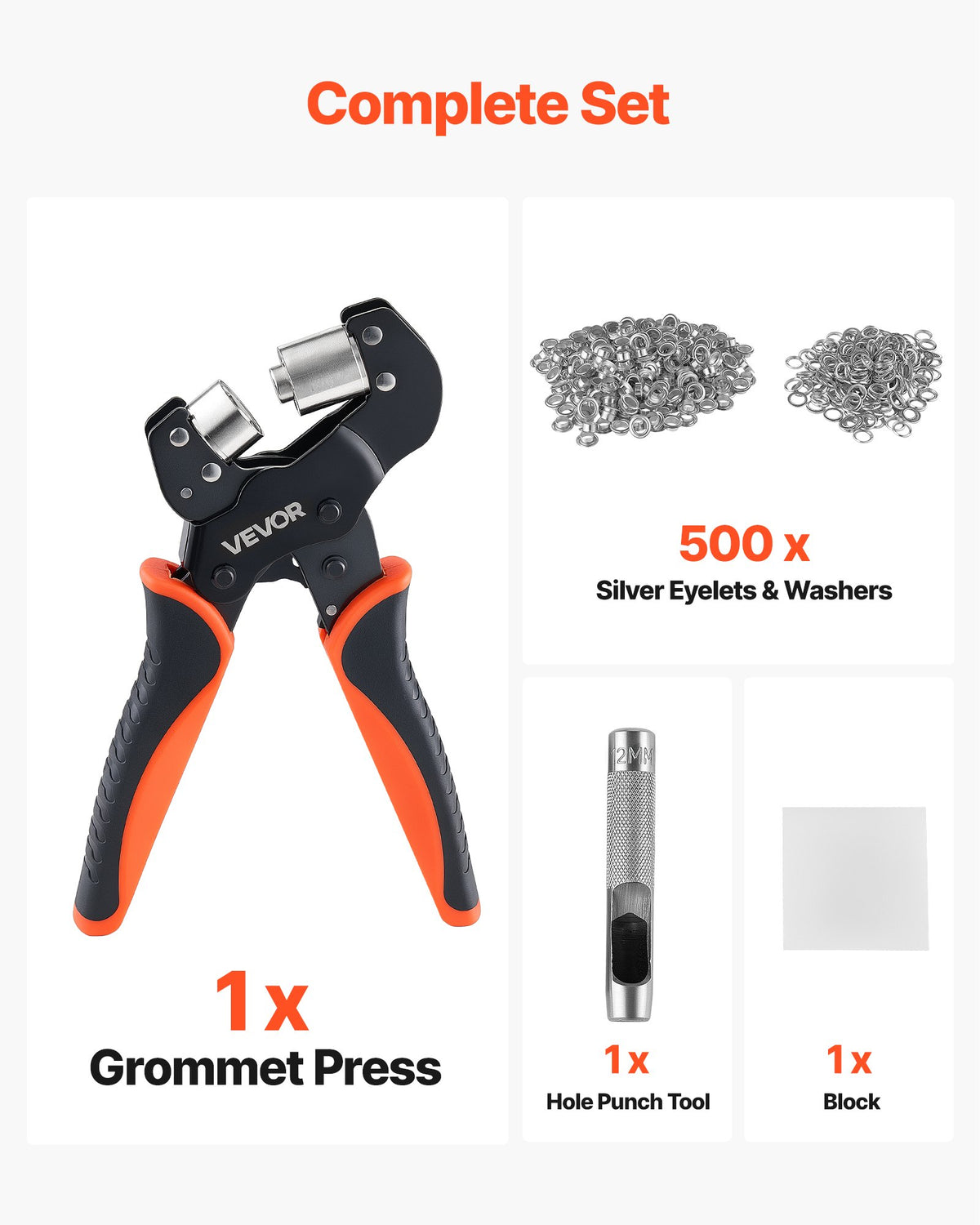 Kniedijimo įrankių rinkinys VEVOR 12MM5M, 12 mm