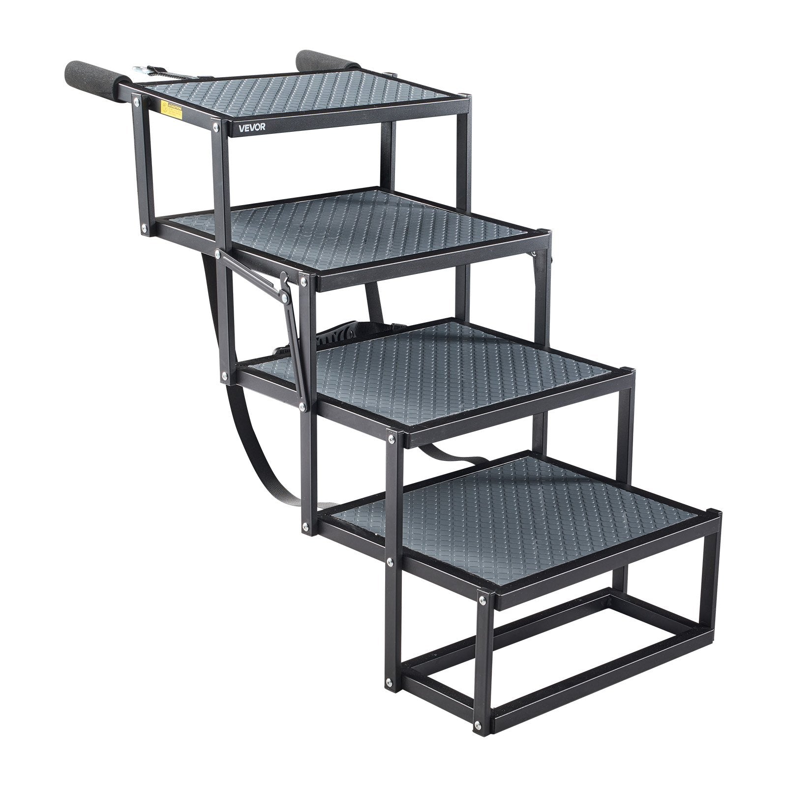 Šunų laiptai automobiliui VEVOR 40x33.2-5, 4 pakopų, iki 181 kg