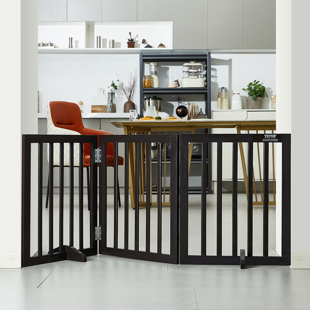 Laisvai pastatoma apsauginė tvorelė šunims VEVOR JYW-6024, 61 cm aukščio