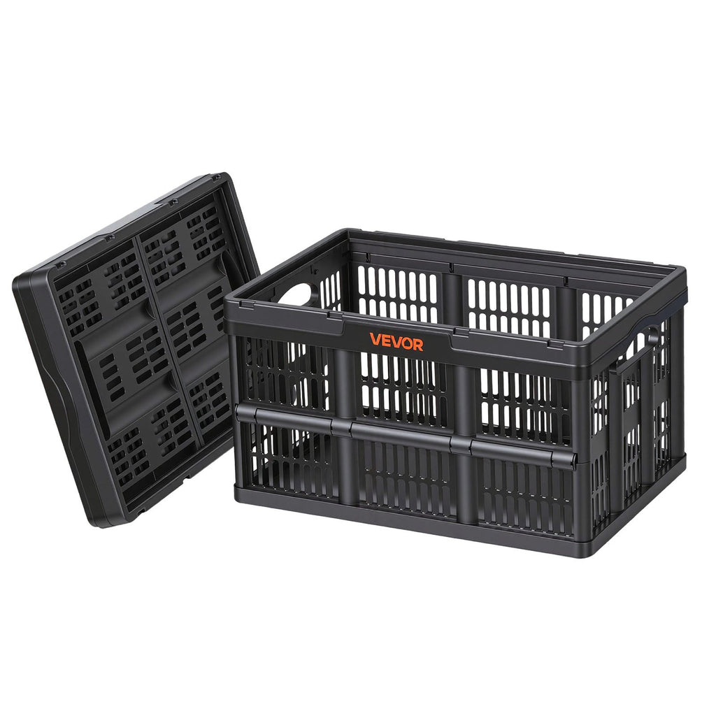 Sulankstomos plastikinės dėžės VEVOR ZJKS5336295W, 45 l, 3 vnt.