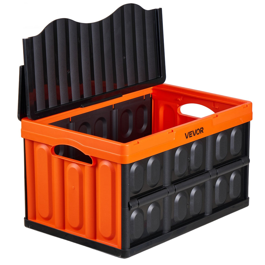 Sulankstomos plastikinės dėžės VEVOR ZJXS533630C, 45 l (3 vnt.)