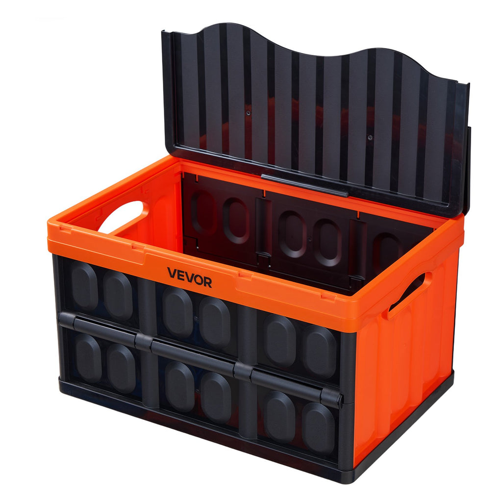 Sulankstomos plastikinės dėžės VEVOR ZJXS533630C, 45 l (3 vnt.)