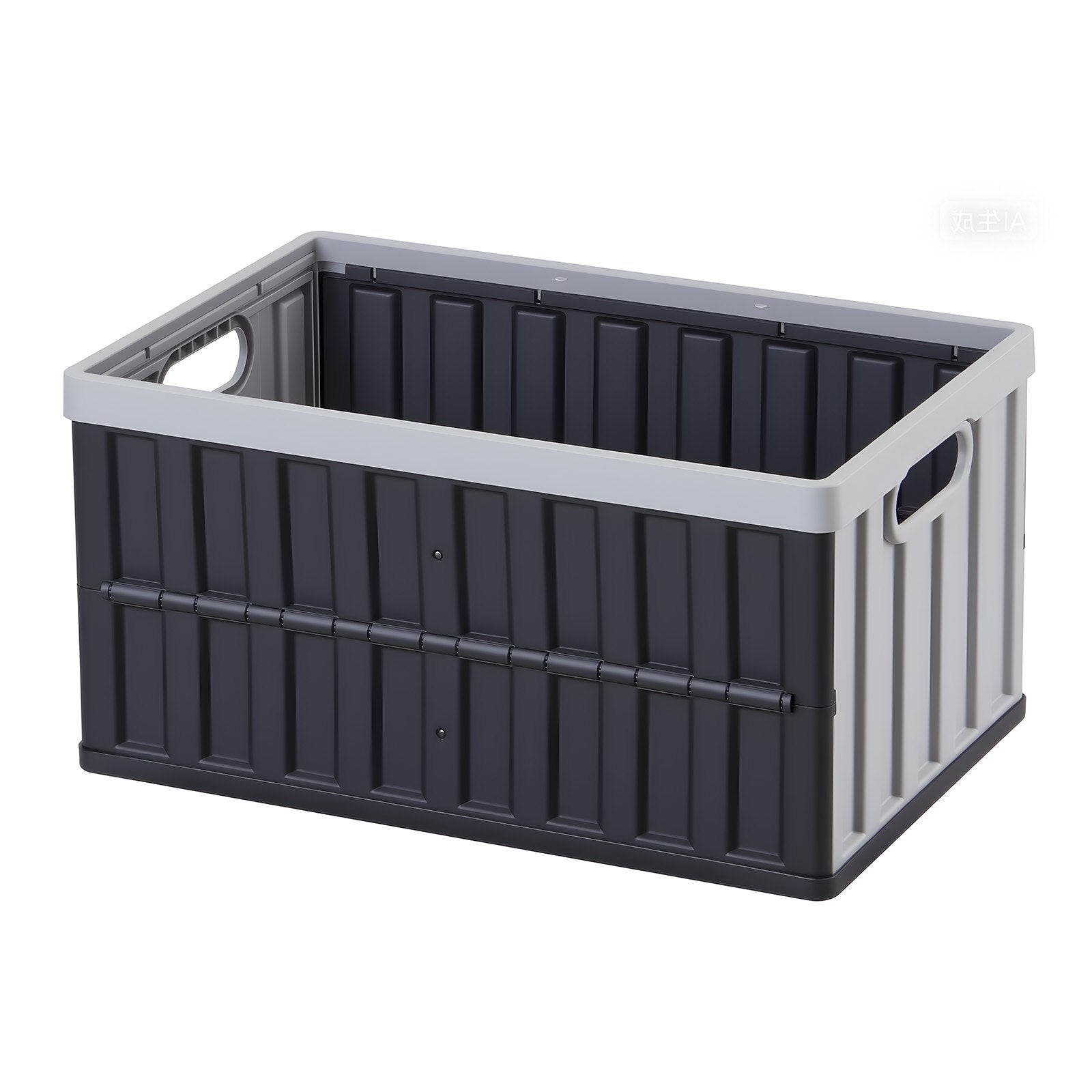 Sulankstomos plastikinės dėžės VEVOR X-6275, 65 l, 2 vnt.
