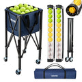 Teniso ir „Pickleball“ kamuoliukų krepšys VEVOR JQ-LV150S, 150 kamuoliukų talpa