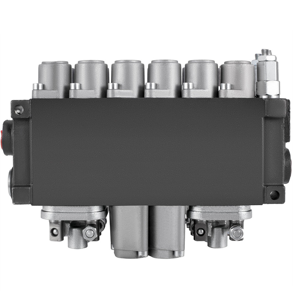 Hidraulinis skirstytuvas VEVOR 6Spool114500, 6 sekcijų, 40 l/min