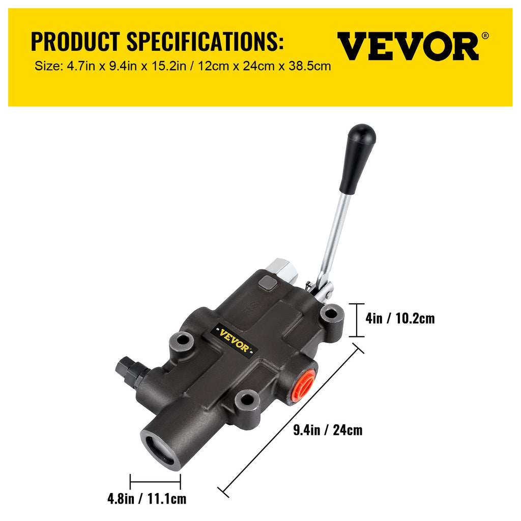 Hidraulinis skirstytuvas VEVOR 121GPM4300, 80 l/min