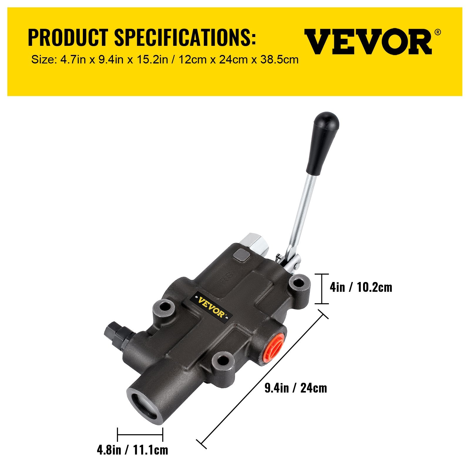 Hidraulinis skirstytuvas VEVOR 121GPM3625, 80 l/min