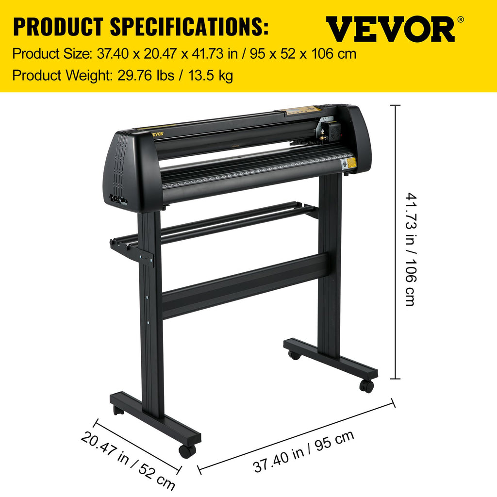 Vinilo pjovimo braižytuvas VEVOR 720 mm, su stovu