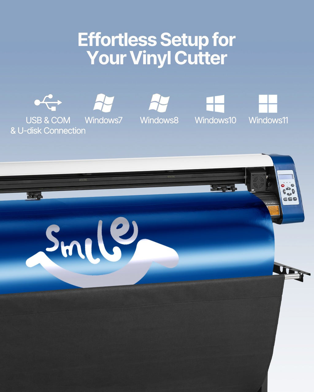 Vinilo pjovimo braižytuvas VEVOR 53 colių, 1350 mm pločio