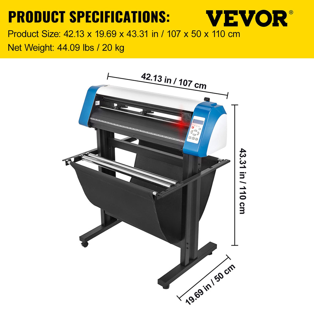 Plėvelės pjaustyklė VEVOR 34", 870 mm