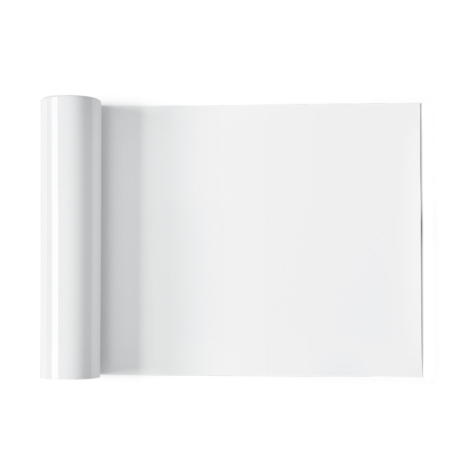 Termopervežimo plėvelė (HTV) VEVOR pvc-k1-50ft, 304,8 mm x 15,24 m, blizgi balta