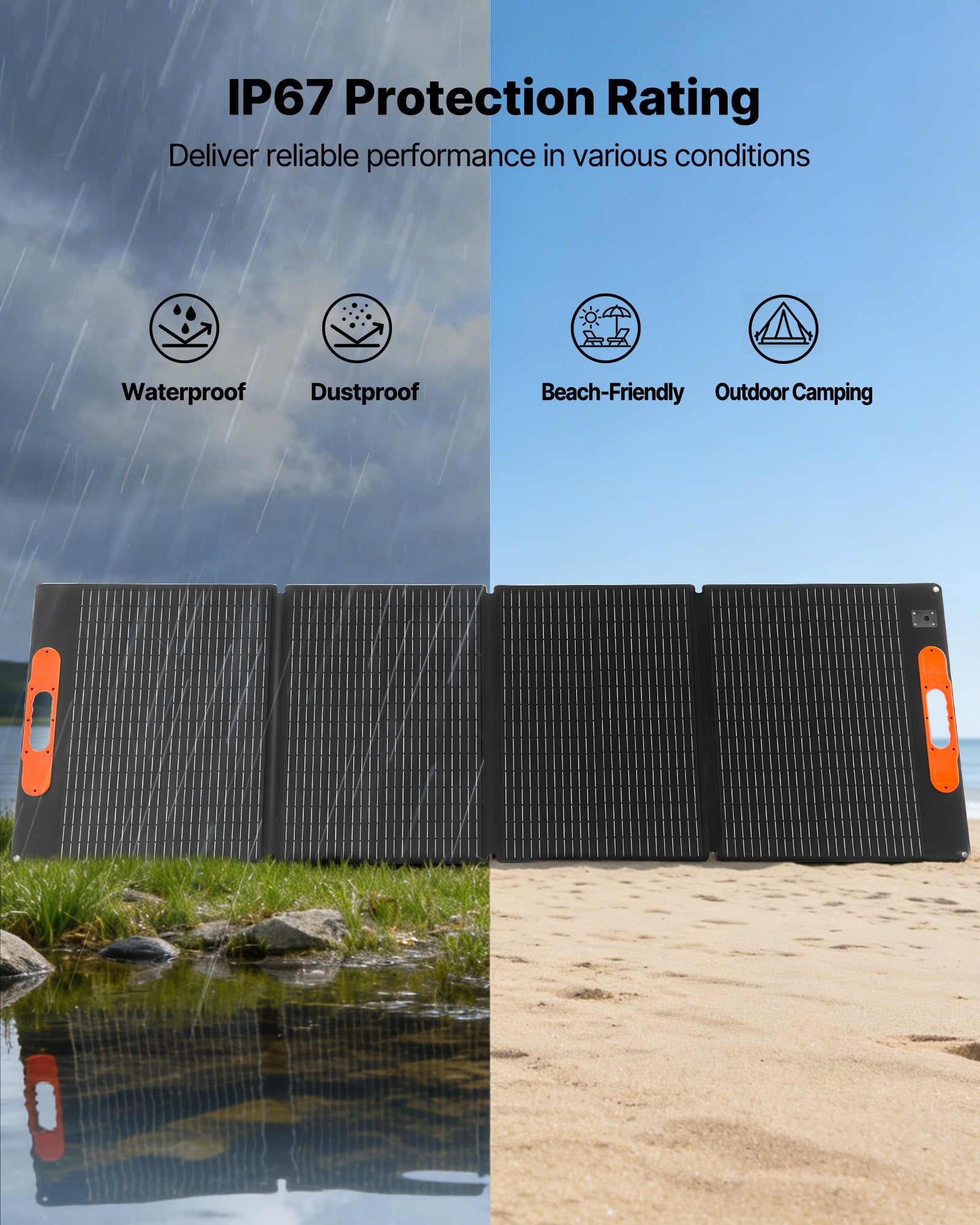 Nešiojama įkrovimo stotelė VEVOR 2400W, 2160Wh