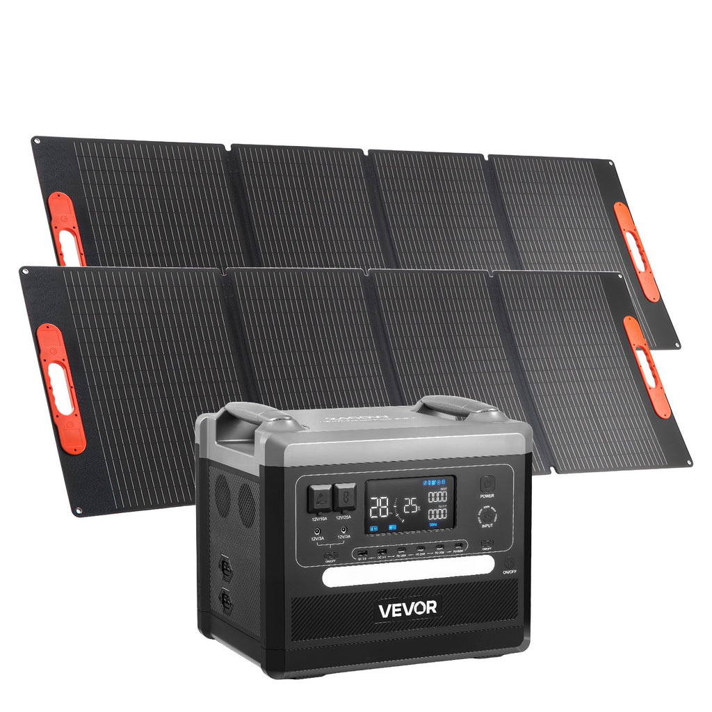 Nešiojama įkrovimo stotelė VEVOR 2400W, 2160Wh
