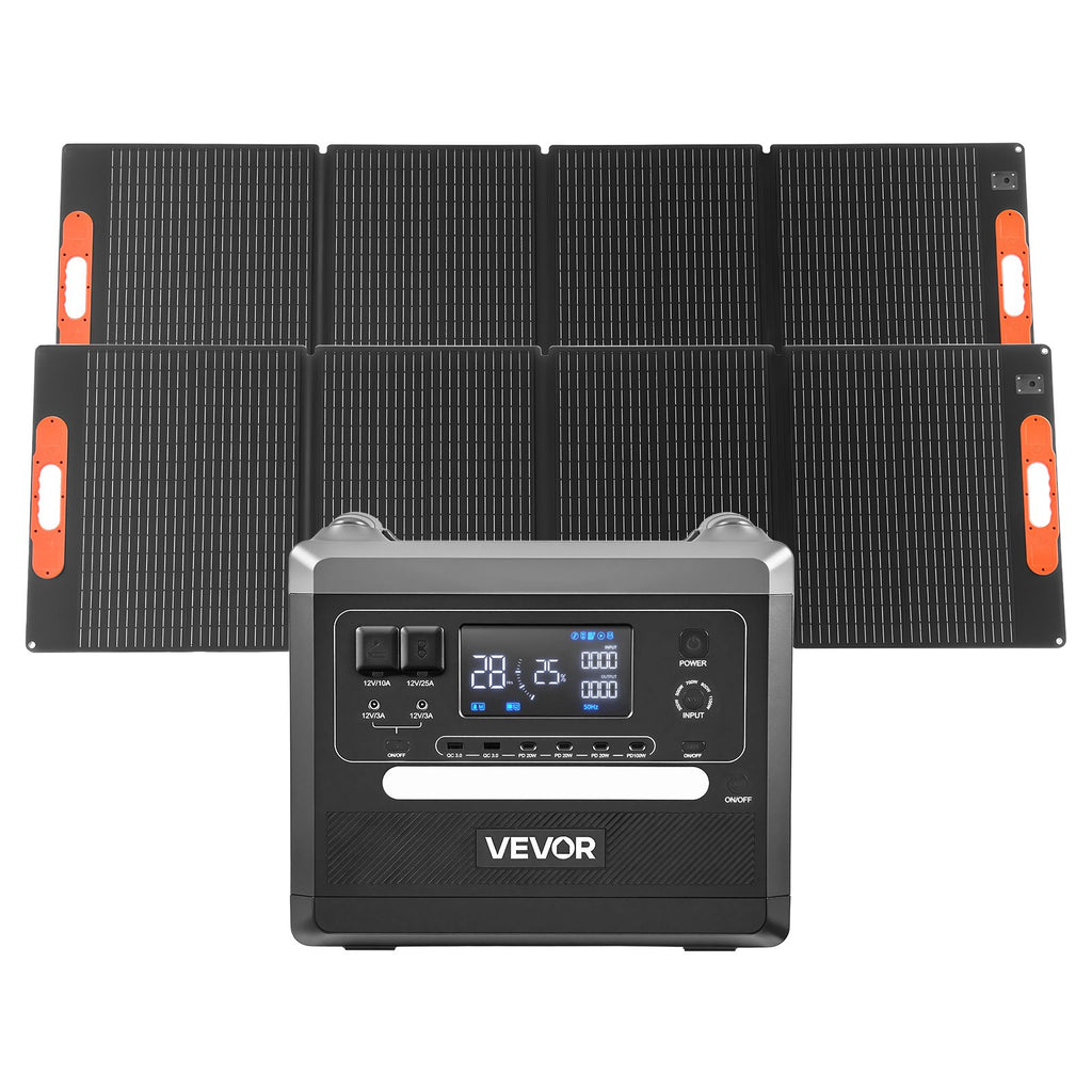 Nešiojama įkrovimo stotelė VEVOR 2400W, 2160Wh