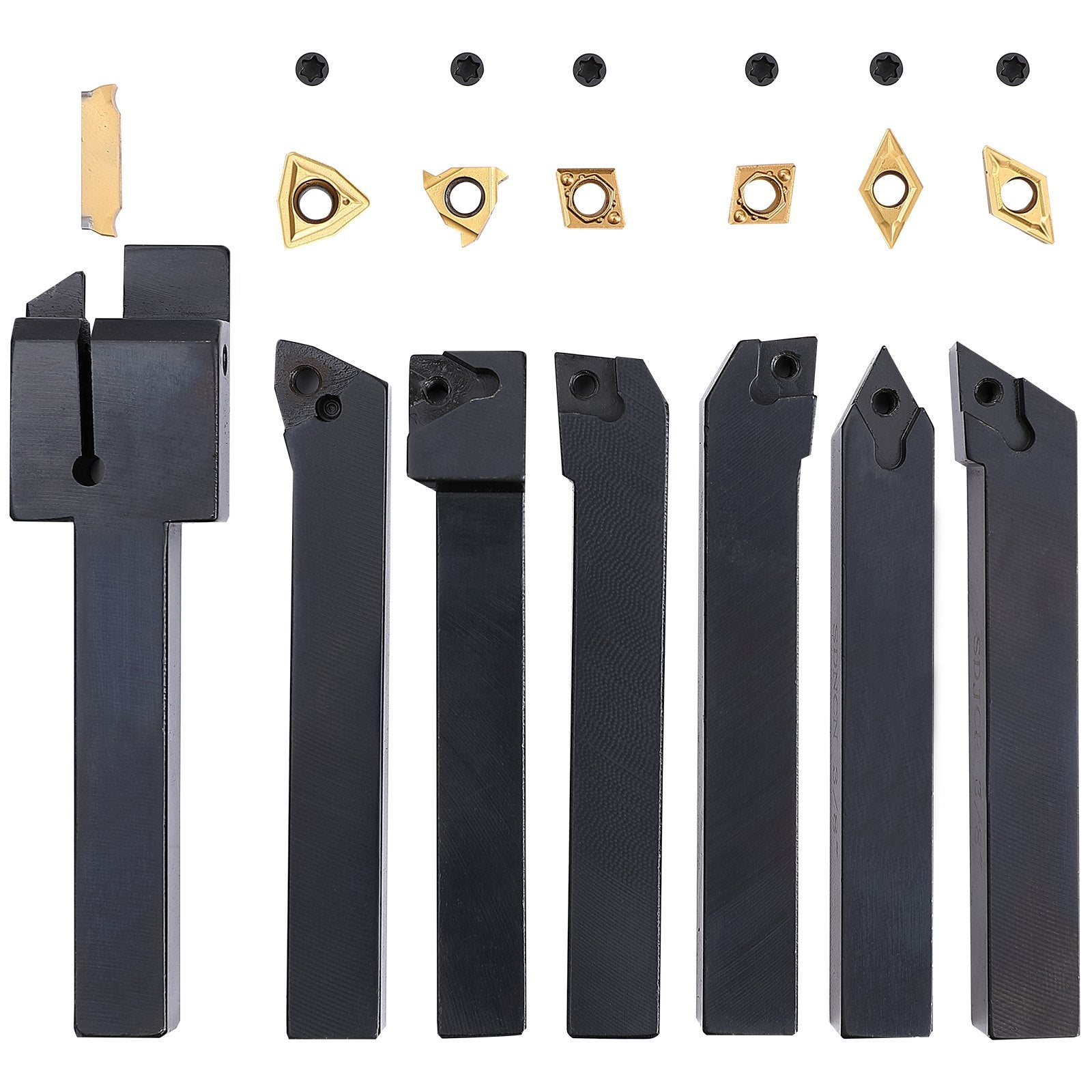 Tekinimo peilių rinkinys VEVOR 3870, 7 vnt. (10 mm)