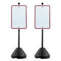 Kilnojamas kelio ženklų stovas VEVOR DM-PK-W, 152 cm