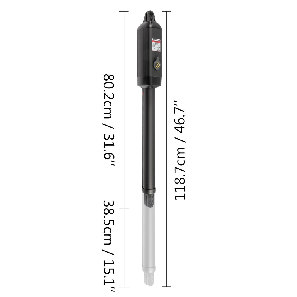 Automatinis dvivėrių vartų atidarytuvas VEVOR 457mm, 80 W