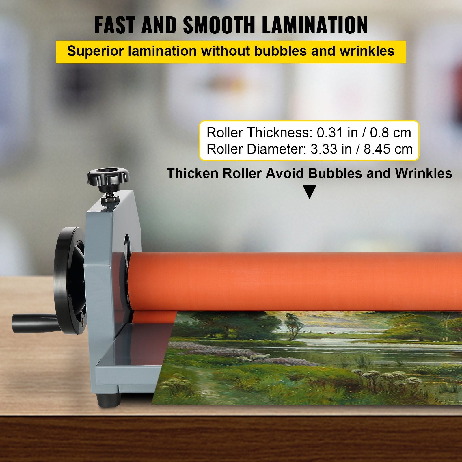 Rankinis šalto laminavimo aparatas VEVOR LBS1300, 1300 mm