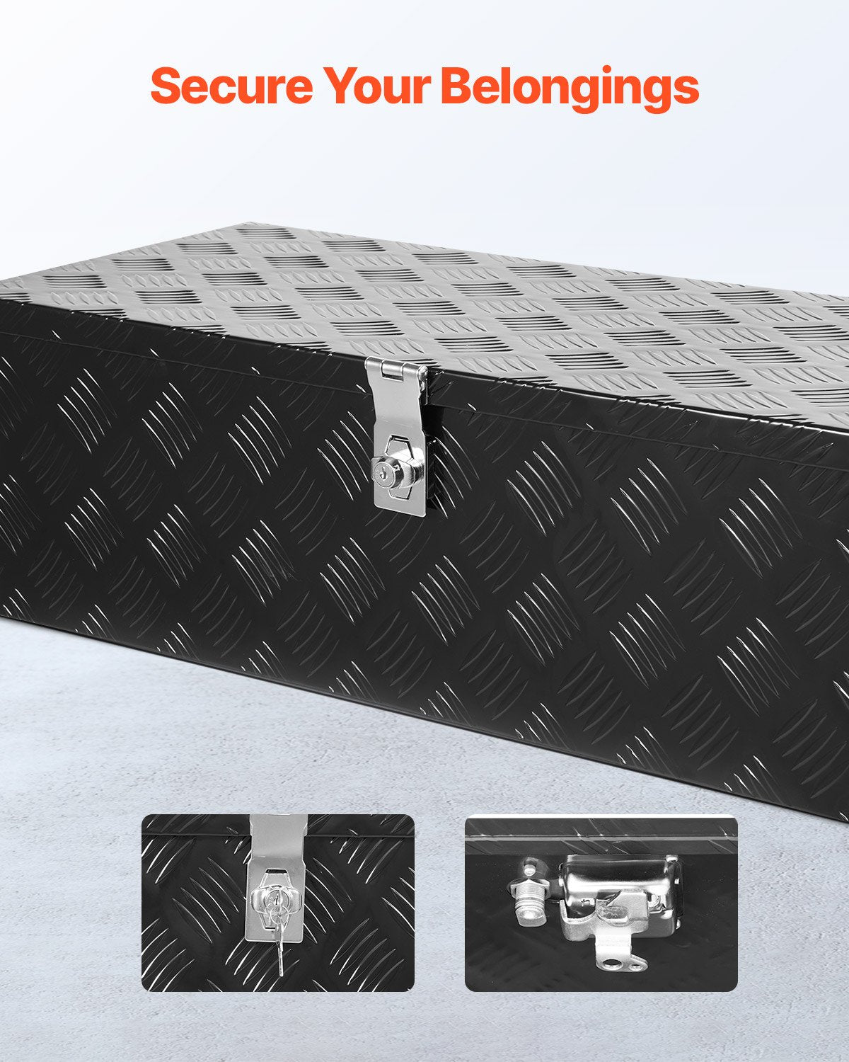 Aliumininė įrankių dėžė VEVOR SS30-D-B, 762x330x244 mm