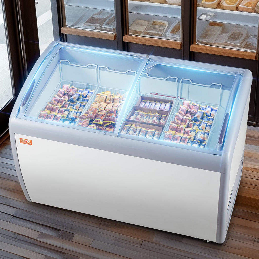 Pramoninė ledų vitrina VEVOR RI-360A, 362 l
