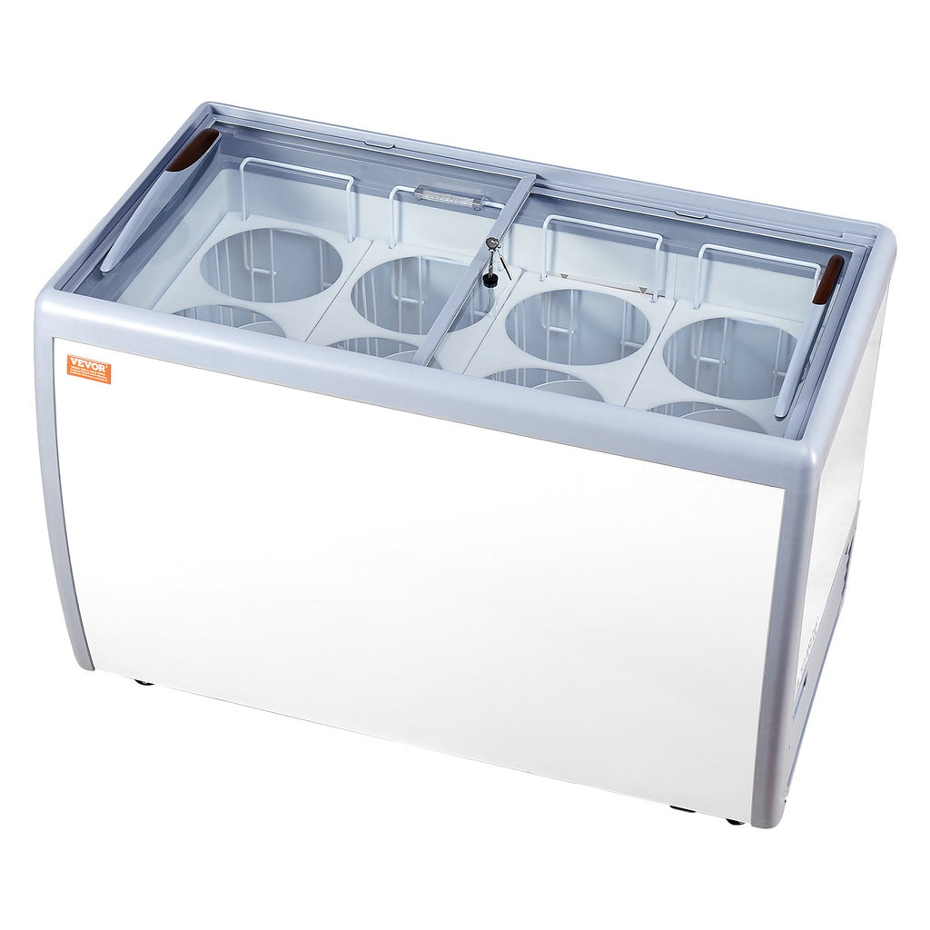 Ledų vitrina VEVOR RI-360DC, 370 l