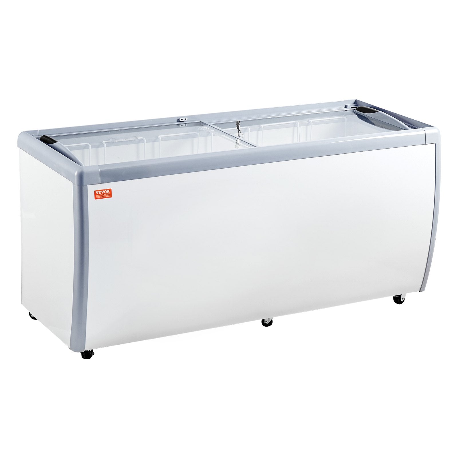 Ledų vitrina-šaldiklis VEVOR RI-560DC, 567 l