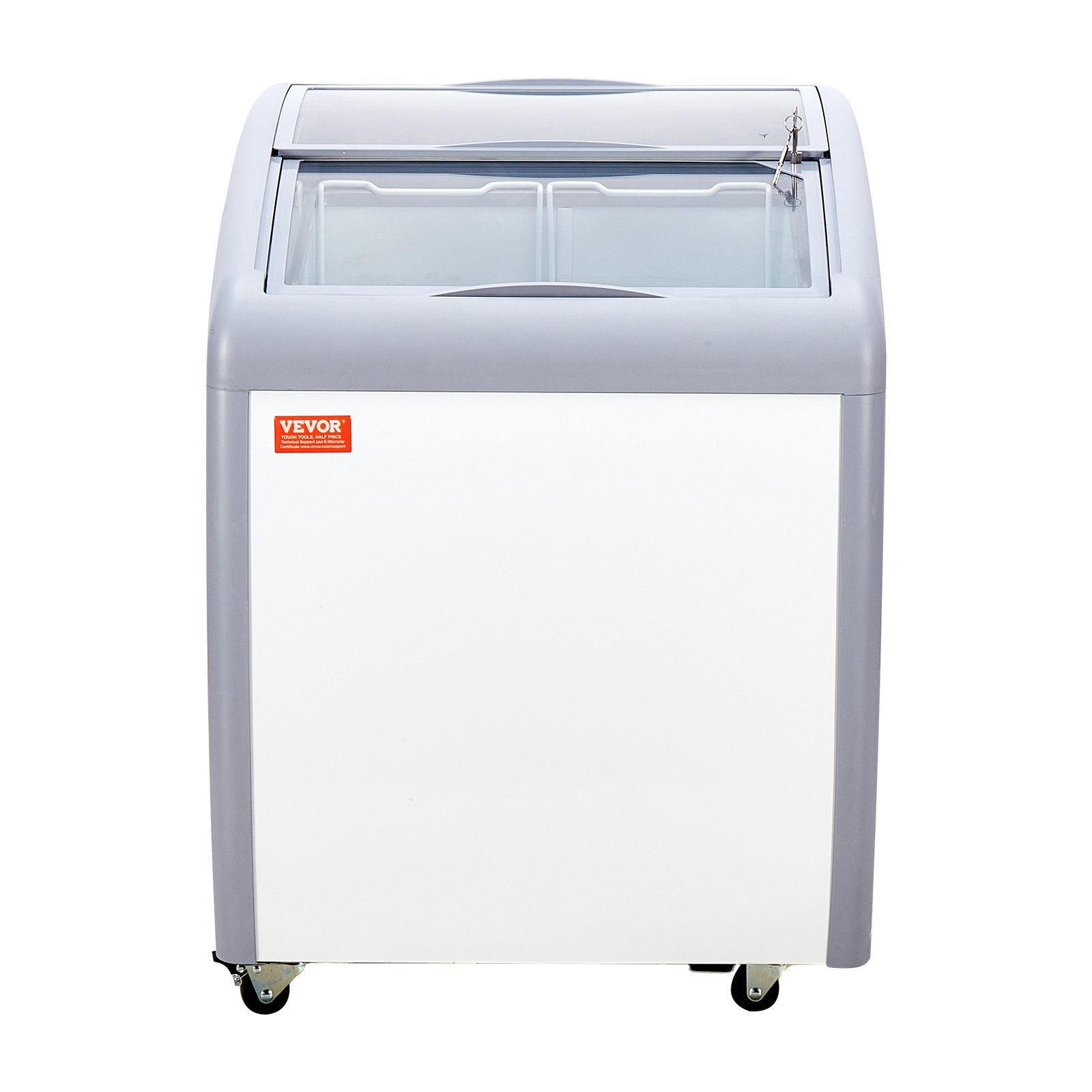 Ledų vitrina-šaldiklis VEVOR RI-160A, 154 l