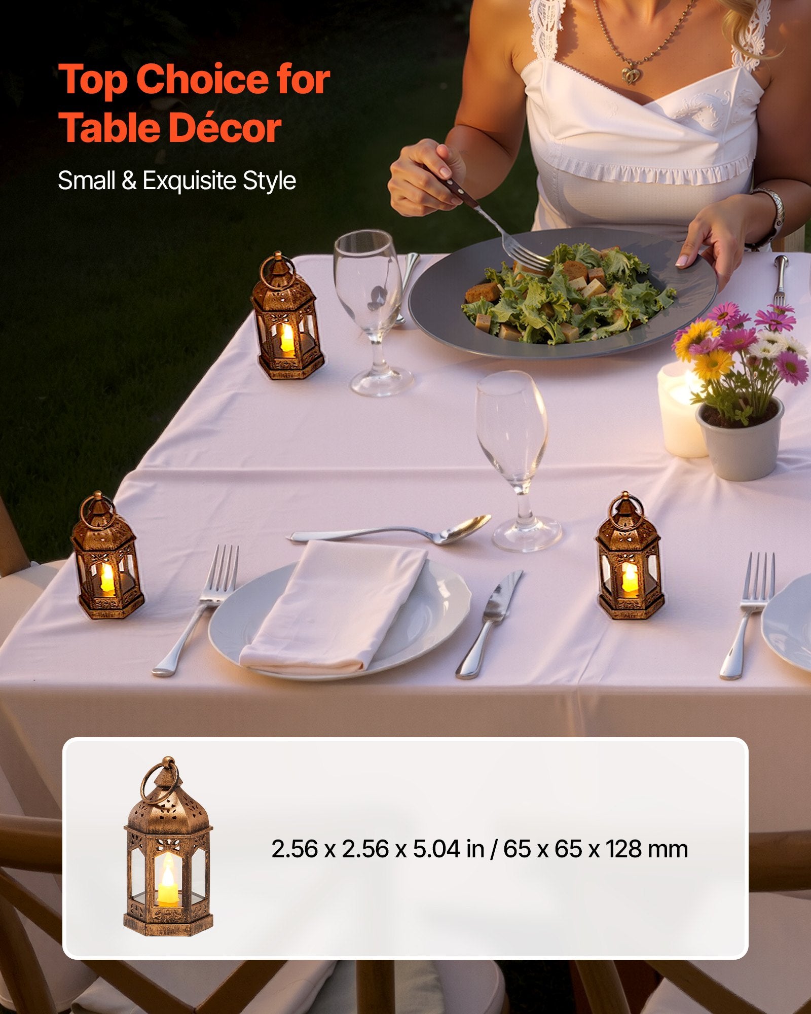 Dekoratyviniai LED žibintai VEVOR HUIS0002, 12 vnt.