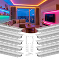 Įleidžiamas LED profilis gipso kartonui VEVOR ft6.6-10, 10 vnt. po 2 m
