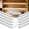 LED profilis VEVOR U-6.6-10, U formos, 2 m ilgio, 10 vnt.