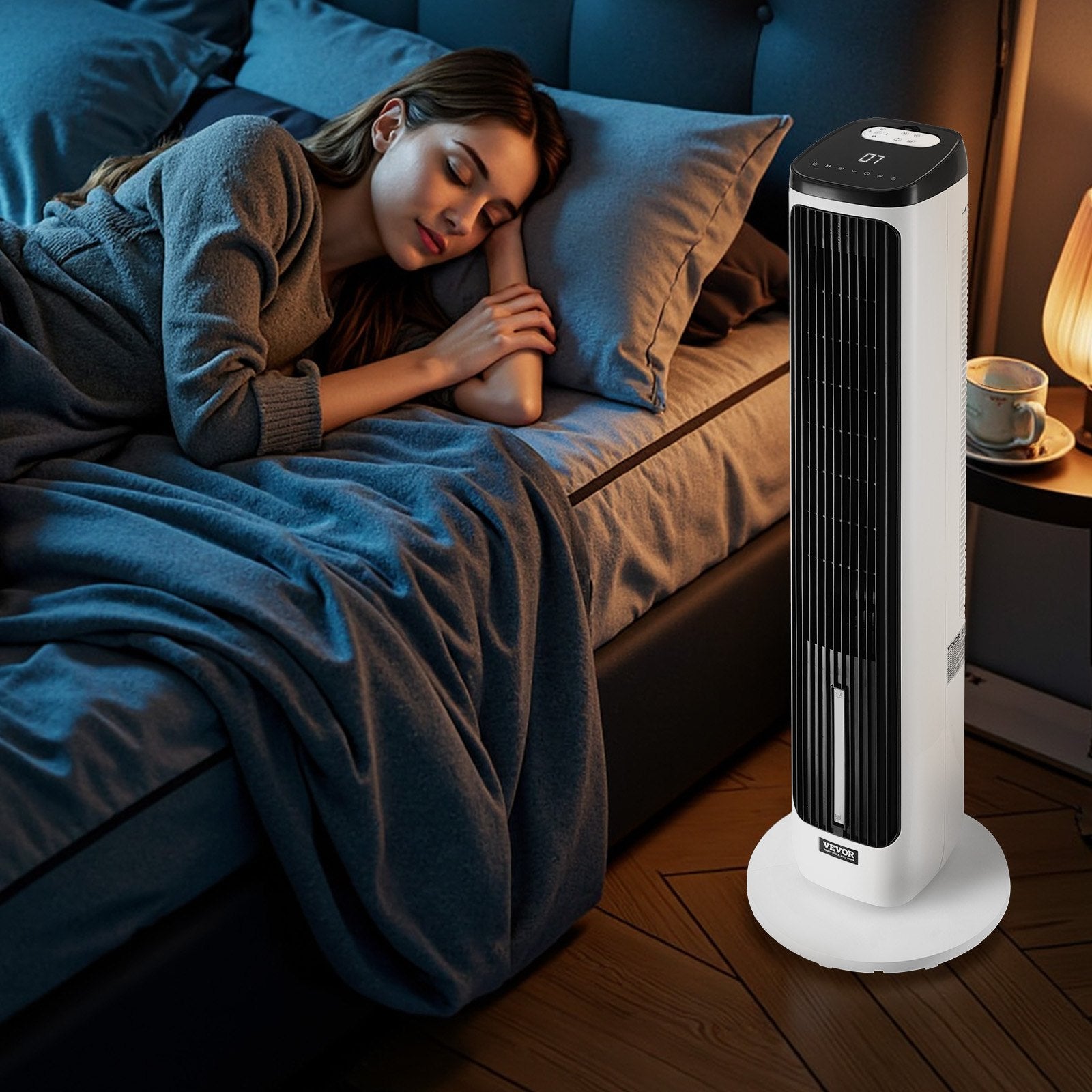 Bokštinis ventiliatorius VEVOR FKT007R, 40W