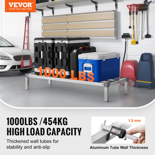 Aliuminio padėklas-lentyna VEVOR JC-ADR-20488-ASB, 454 kg keliamoji galia