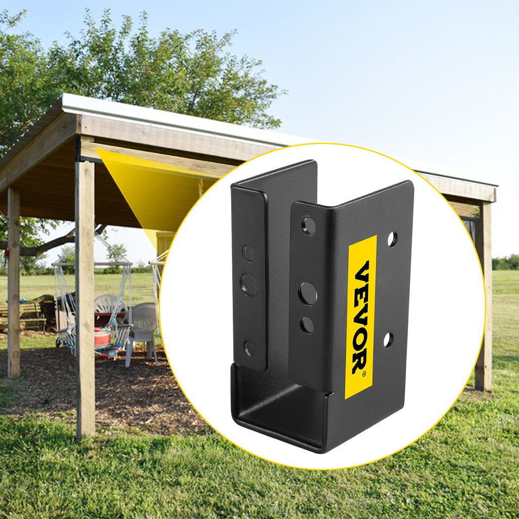 Paslėptas sijų laikiklis VEVOR VV-2x4UXLJJH-12PCS, 51 x 102 mm, 12 vnt.
