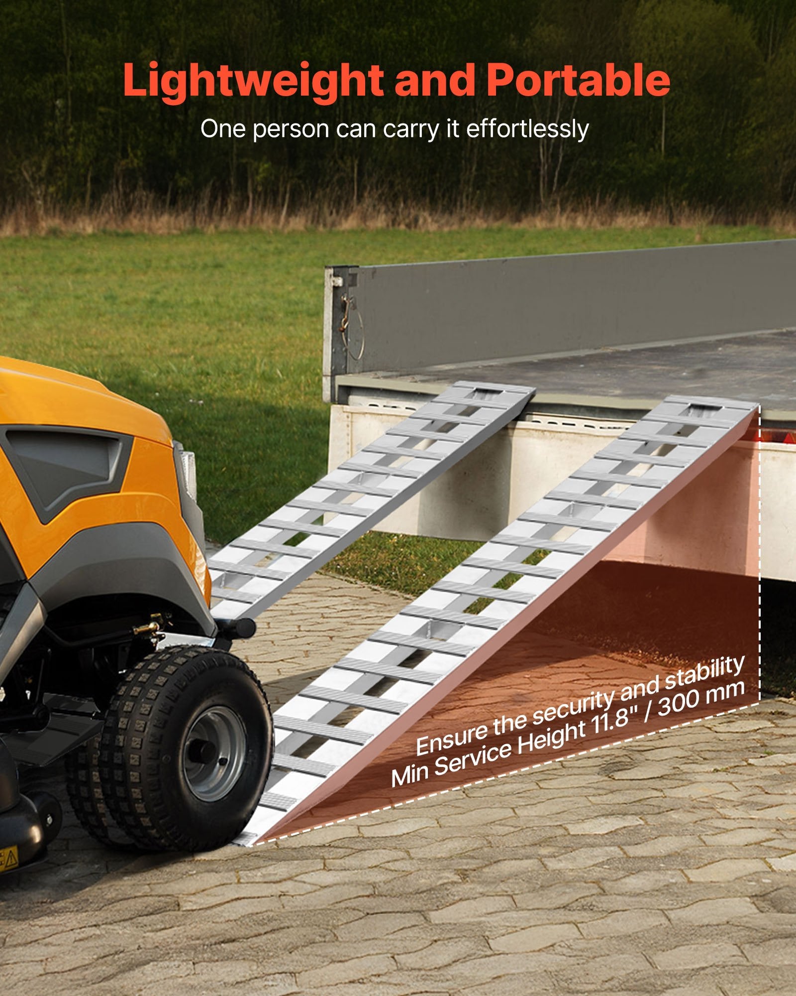 Užvažiavimo rampų komplektas VEVOR NY6076, 4535,9 kg keliamoji galia