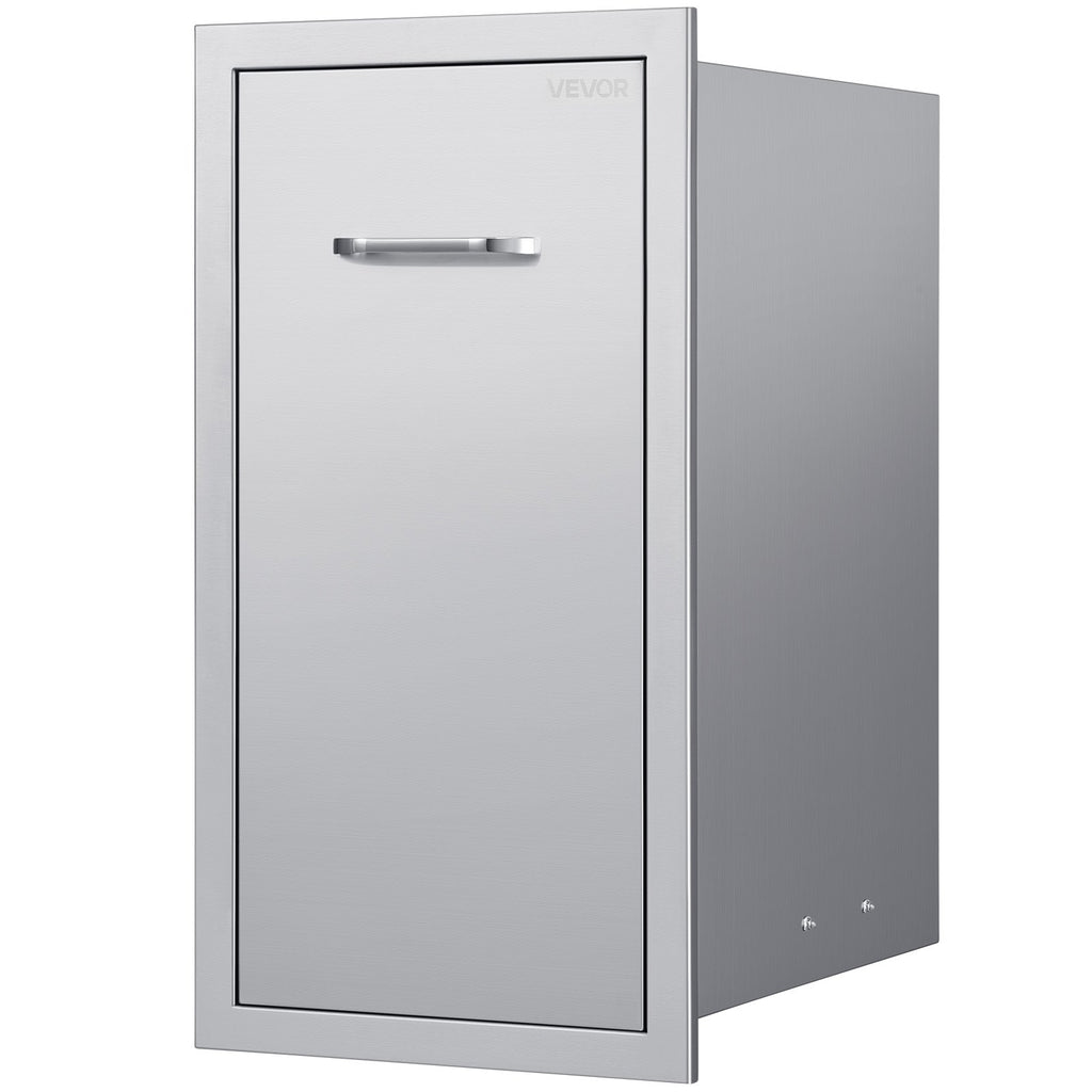 Lauko virtuvės šiukšliadėžės stalčius VEVOR KM-CTG-2302-SKU9, nerūdijančio plieno